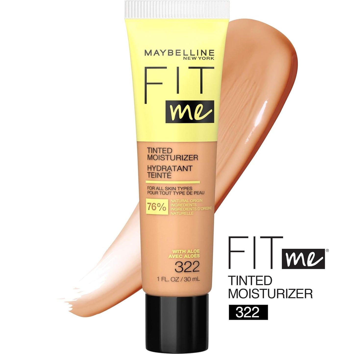 BASE Maybelline Moisturizer Cobertura Natural Fit Me Tinted
