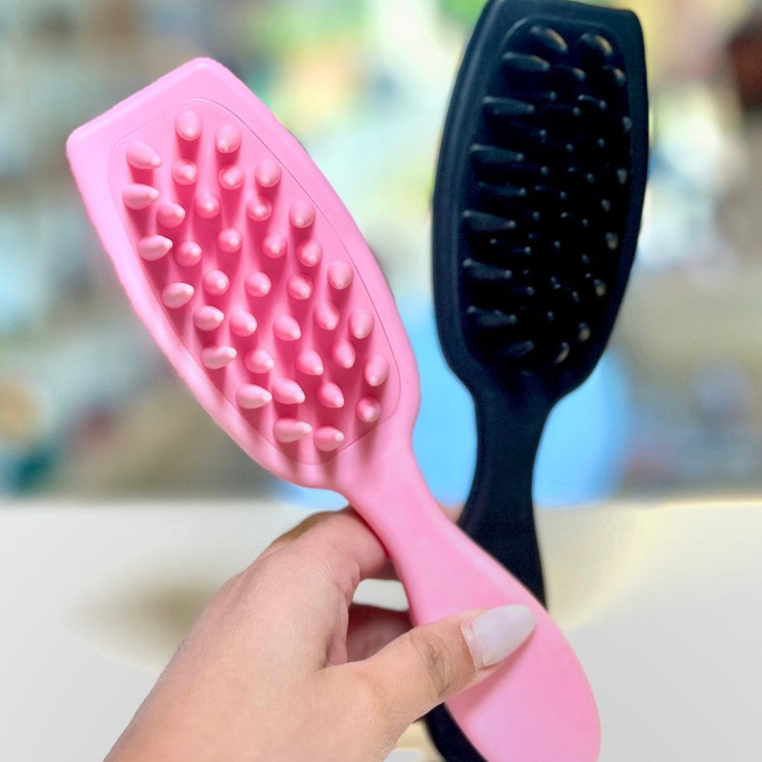 Cepillo de silicona para limpieza de cabello