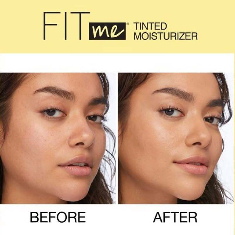 BASE Maybelline Moisturizer Cobertura Natural Fit Me Tinted