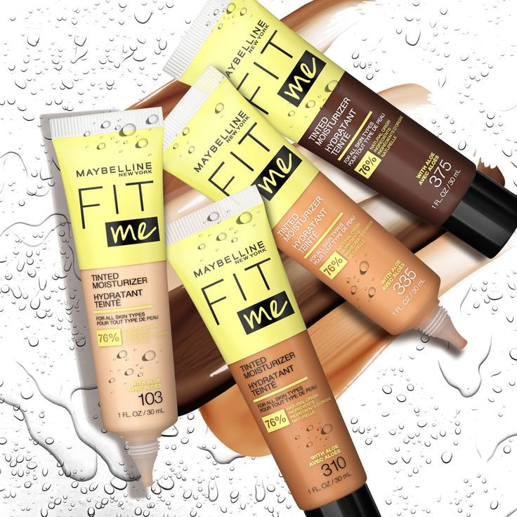 BASE Maybelline Moisturizer Cobertura Natural Fit Me Tinted