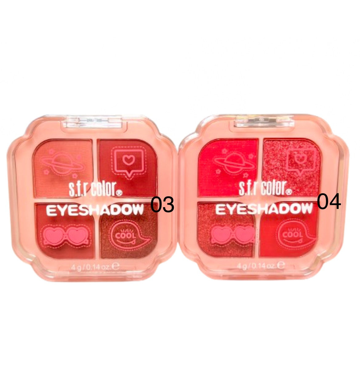 PALETAS DE SOMBRAS S.F.R COLOR