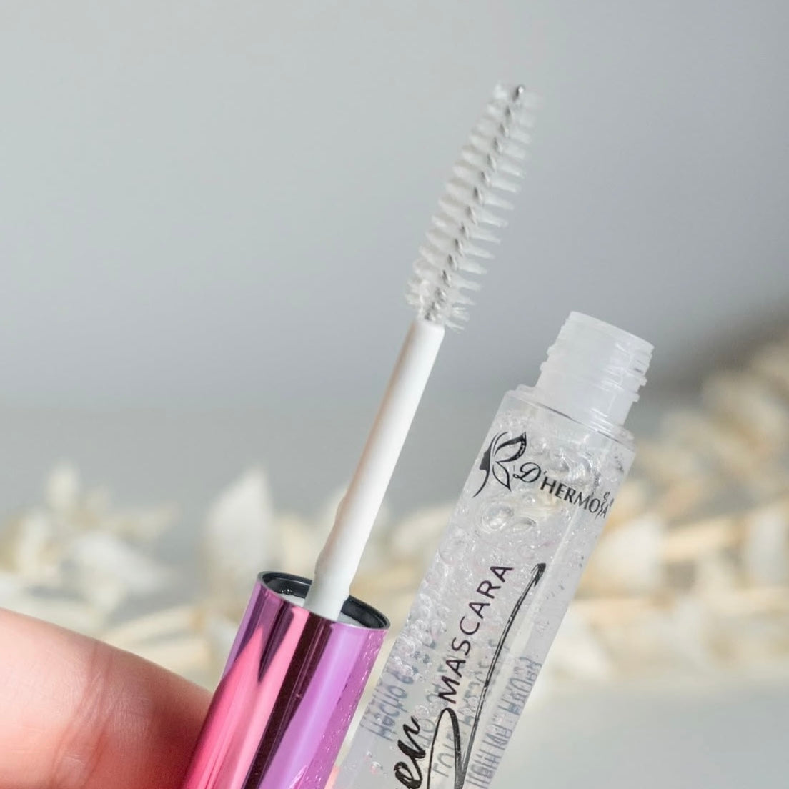 Máscara para cejas o pestañas transparente D hermosa