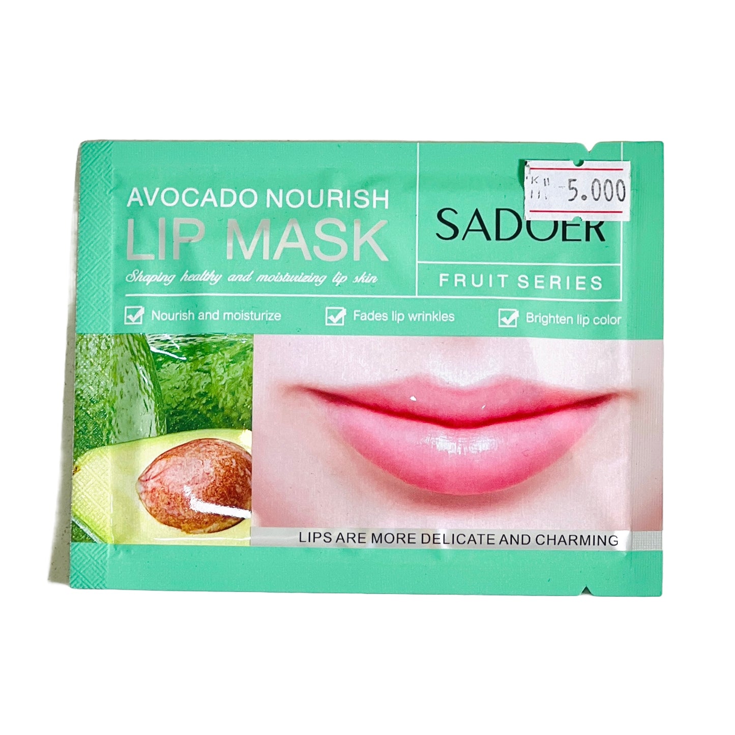 MASCARILLA DE LABIOS SADOER AGUACATE