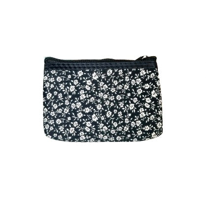 NECESER PEQUEÑO NEGRO FLOREADO