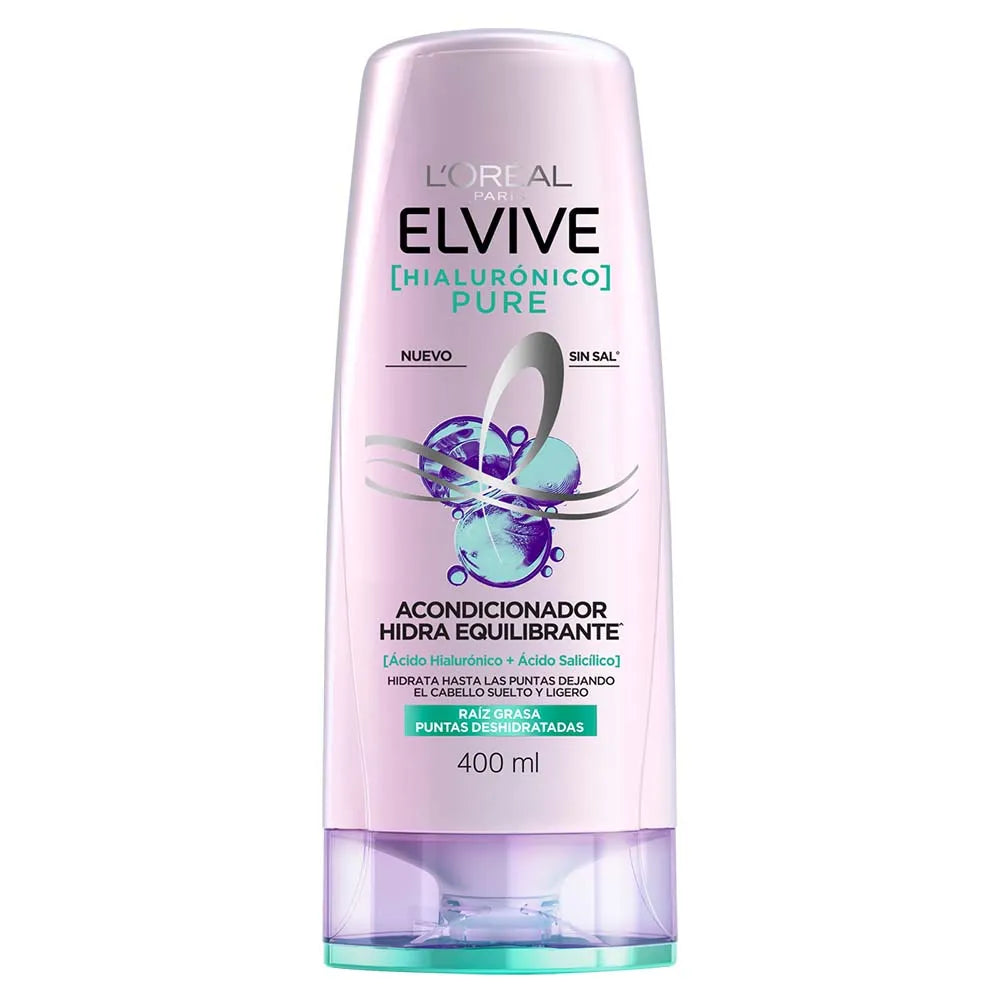 ACONDICIONADOR ELVIVE HIALURÓNICO PURE 400 ml