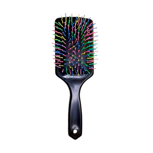 CEPILLO PARA CABELLO CON CERDAS COLORIDAS