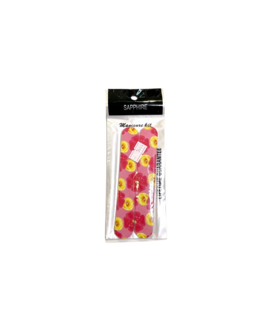 SET DE LIMAS DE UÑAS CON DISEÑO FLOREADO