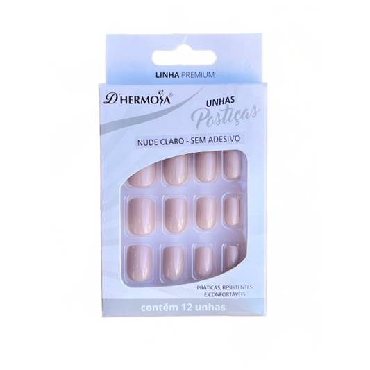 SET DE UÑAS POSTIZAS NUDE D’HERMOSA
