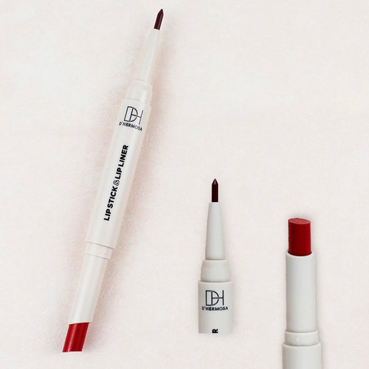 LABIAL 2 EN 1 DHERMOSA (delineador y labial)