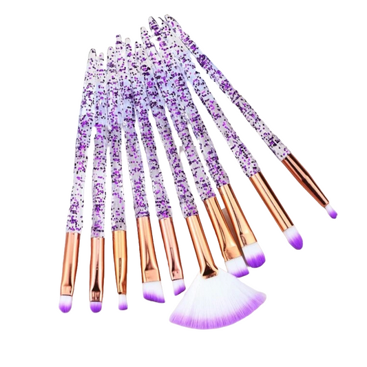 SET DE BROCHAS PARA OJOS VIOLETA