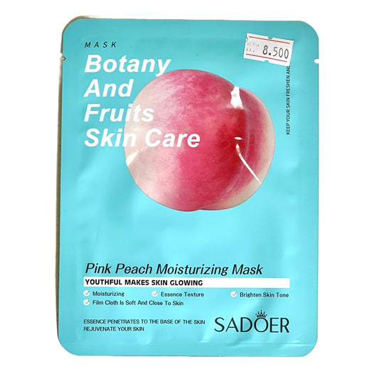 MASCARILLA FACIAL SADOER peach