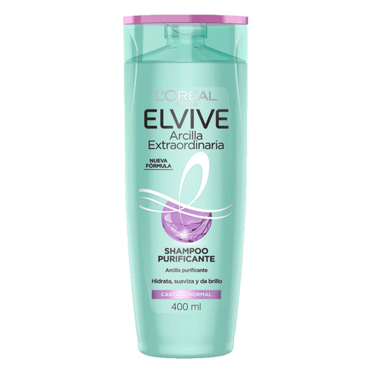 SHAMPOO ELVIVE ARCILLA EXTRAORDINARIA 400 ml